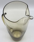 Vintage Mcm Art Glass Danish Modern Holmegaard Amber Gold Martini Pitcher 10 In 