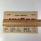 Ussr Qsl Radio Card 1969 Ukraine Eugene Zone 016