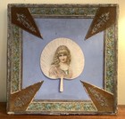 Amazing Victorian Large Box Handkerchiefs Stockings Etc Cutout Border 11 1 2    Sq
