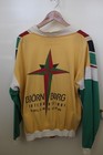 Ultra Rare Vintage Bjorn Borg Knit Cardigan Star Graphic Rohdi Heintz Italy L
