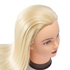 26 -28  Long Hair Mannequin Head Synthetic Fiber Hair Hairdresser Practice St   