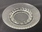 Vintage Hobnail Hob Nob Clear Round Glass Retro Ashtray Raised Lip 6 25  Rare