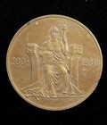 Iceland  1930  2 Kronur Bronze Coin  Althing Millennium  Borderline Uncirculated