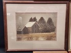 Lot Of 6 Vintage Landscapes Wood Framed Art Prints Pictures Numbered