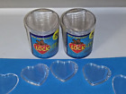 Lot Of 20 Tag Protectors Lock-its Beanie Baby Clear Storage Hearts    