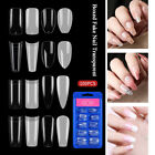 100pcs Short Ballerina False Nail Tips Acrylic Coffin Half full Cover Fake Nail   