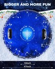 Snow Tube  Inflatable Snow Sled For Kids And Adults  Heavy Duty Snow Tube