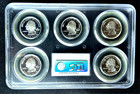 2005-s State Quarter 5-coin Silver Proof Set Pcgs Pr69dcam Diehl Signature