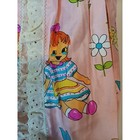 Handmade Vintage Diaper Stacker  Hanging  Pink Duck Puppy Baby Doll Eyelet Trim