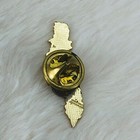 Vtg 1999 Icf Wisconsin Enamel Coaching Federation Member Lapel Pin W  Sunflowers