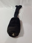 Vintage Golf Club Head Cover Black Plush Fuzzy Sock 3 Wood 3 Iron