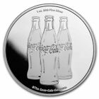 2023 Coca Cola 1 Oz  999 Fine Silver Collectable Enjoy Coke Bottle In Capsule