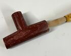 Vintage Handmade Native American Lakota Lone Wolf 4 Pc Stone Wood Peace Pipe 23 