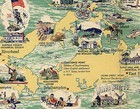 Historical Pictorial Map Of Long Island Ny New York Wall Art Decor Poster Print