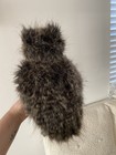 Hansa Plush Gray Owl With Moving Head