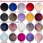 Siquk 40 Pieces Faux Fur Pom Pom For Hats Fluffy Balls With Elastic Loop For    