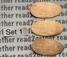 Disneyland Resort Pressed Penny Set 60th Anniversary Dlr Winnie The Pooh Set 1