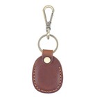 Men Creative Metal Leather Key Chain Ring Keyfob Car Keyring Keychain Gift