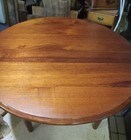 Mid Century Round Solid Walnut Coffee Table   ct-352 