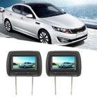 7 Inch Car Headrest Multimedia Lcd Video Displays With Adjustable Viewing