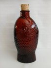 Vtg 7 5  Wheaton Glass Ruby Red Fish Dr Fisch s Bitters Millville New Jersey 