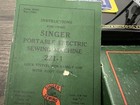 Very Clean 1950 Singer Featherweight 221 Sewing Machine Centennial W accessories
