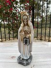 Santa Muerte Color White 13  Holy Death Statue   Grim Reaper   Blanca