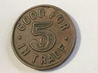 San Francisco  California  M   M Mitchell   Mcardle Saloon Listed Trade Token