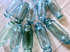 10pc Japanese Glass Fishing Floats Cylinder Small   Large Rare Size Set