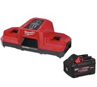 Milwaukee 48-59-1881sc M18 18v Dual Bay Super Charger Starter Kit