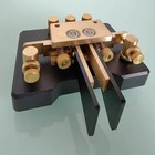 Mk-03 Brass Portable Cw Morse Code Key Adjustable Telegraph Key For Ham Radio