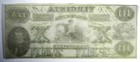 1862  10 Virginia Treasury Note Va Obsolete Choice Unc Sn 9977