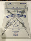 Vintage Tripar White 13  - 16   Super Plate Hangers Heavy Duty