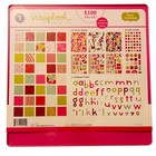 Ki Memories Funky Christmas Scrapbook Kit Tin 2007 Nib 800  Stickers Craft Set