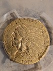 1913 P Indian Head Quarter Eagle  2 5 Dollar Gold Coin Pcgs Xf40 666