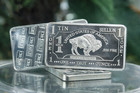 1 Oz Rare Troy Ounce Usa American Buffalo  999 Pure Tin Bullion Bar