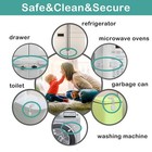 6 Pack Baby Proofing Safety Cabinet Locks For Babies Kit  Child Proof    