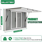 Aluminum Food Truck Serving Window - 80   Adjustable Concession Stand Window With