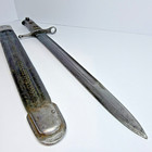 Wwii Italian Mannlicher Carcano M1891 Bayonet   Scabbard