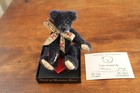 2 Theresa Yang World Of Miniature Mohair Bears Jessica  816 Ebon   812 In Cases