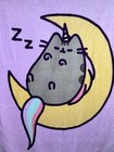 Pusheen Throw Blanket Hot Topic Pusheenicorn Crescent Moon Plush 48x60 2017 Read