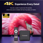 2025 Android 14 Smart Tv Box 4k H96 Max Uhd 5g Wifi Media Player Quad Core 16gb