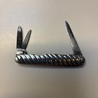 George Wostenholm Ixl Sterling Silver 1886 Sheffield England Pocket Knife 3blade