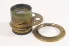 C13552  No  8 Portable Symmetrical Rectilinear Brass Lens     Ross 8x10 
