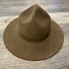 Vtg Bsa Boy Scouts Of America Scout Master Felt Campaign Hat Size