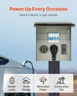 Vevor Temporary Power Outlet Panel Rv Electrical Panel 20 30 50 Amp Outlet Box