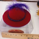Vintage Collectible Designer Hat Novelty Pin Cushion By Dritz 1998 -new Open Box