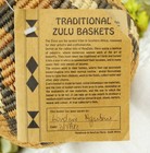 African Zulu Ukhamba Large Basket New 10  X 8  With Certificate