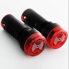 Ac Dc 12v 22mm Red Led Flash Alarm 80db Indicator Light Lamp With Buzzer Pack   