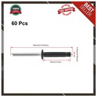 60 Pcs 3 16  X 1  Tri-fold Pop Rivets  Large Head  black 